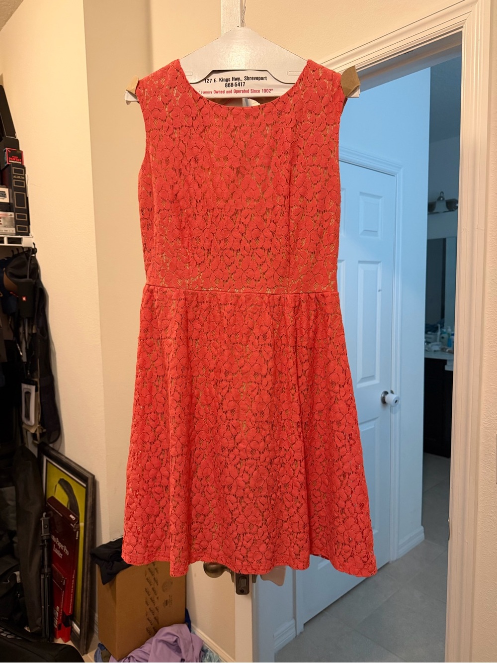 Enfocus Studio Coral Lace Dress